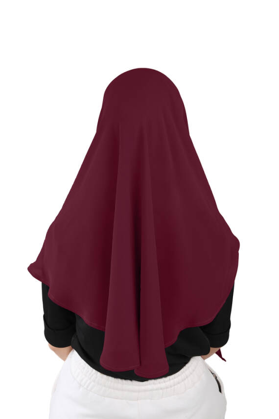 Hijablı Şifon Oval Hazır Eşarp - 20
