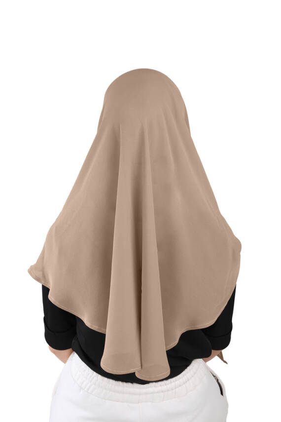 Hijablı Şifon Oval Hazır Eşarp - 38