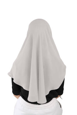 Hijablı Şifon Oval Hazır Eşarp - 47