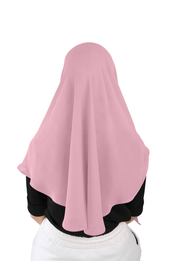 Hijablı Şifon Oval Hazır Eşarp - 55