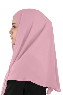 Hijablı Şifon Oval Hazır Eşarp - 56