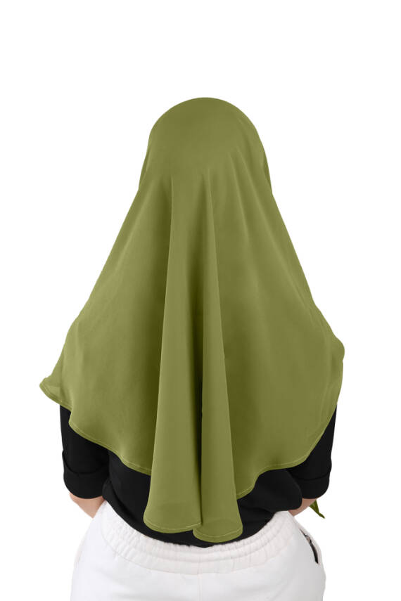 Hijablı Şifon Oval Hazır Eşarp - 59