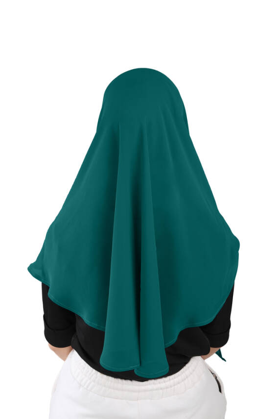 Hijablı Şifon Oval Hazır Eşarp - 71