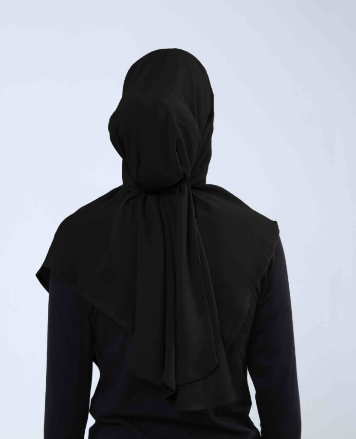 Krep Bağlamalı Kemerli Türban - 5