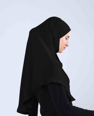 Krep Bağlamalı Kemerli Türban - 7