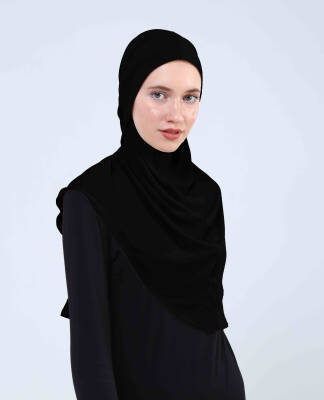 Krep Bağlamalı Kemerli Türban - 10