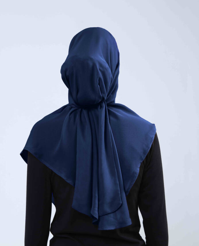 Krep Bağlamalı Kemerli Türban - 14