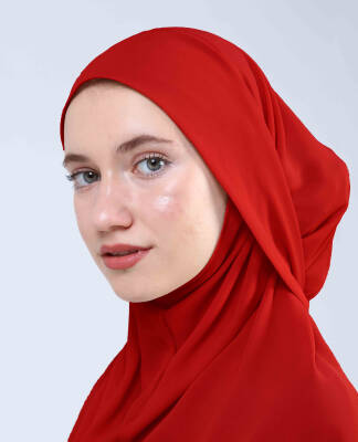 Krep Bağlamalı Kemerli Türban - 30