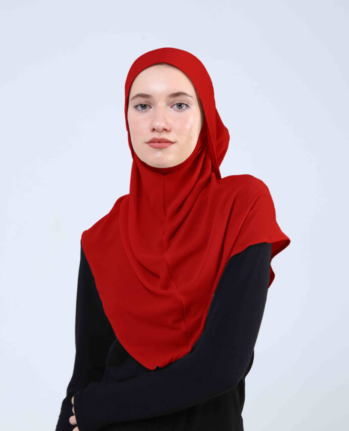 Krep Bağlamalı Kemerli Türban - 36