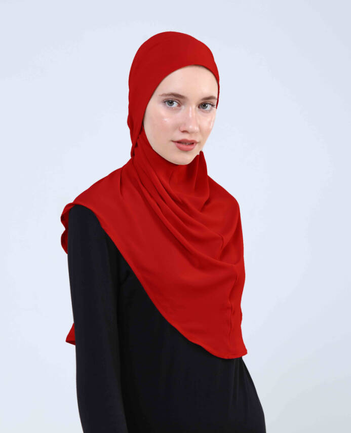 Krep Bağlamalı Kemerli Türban - 37