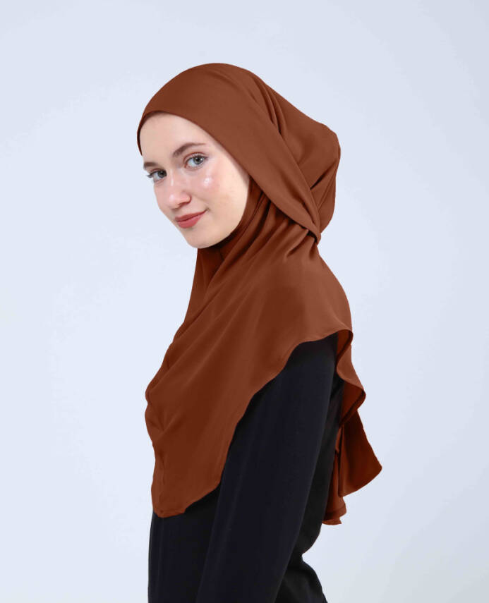 Krep Bağlamalı Kemerli Türban - 38