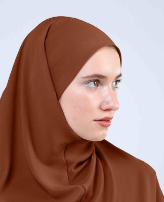 Krep Bağlamalı Kemerli Türban - 42