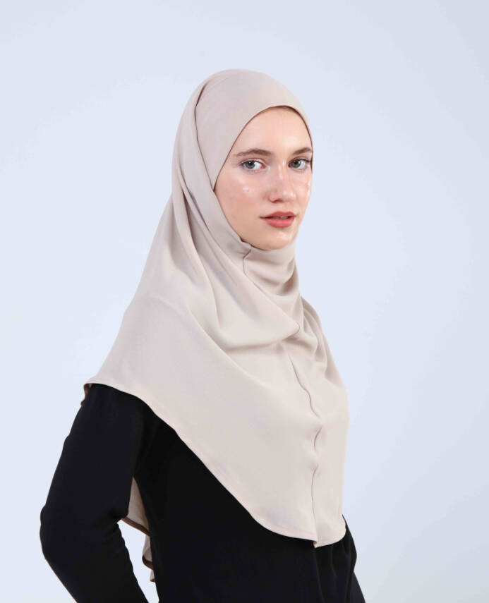 Krep Bağlamalı Kemerli Türban - 50