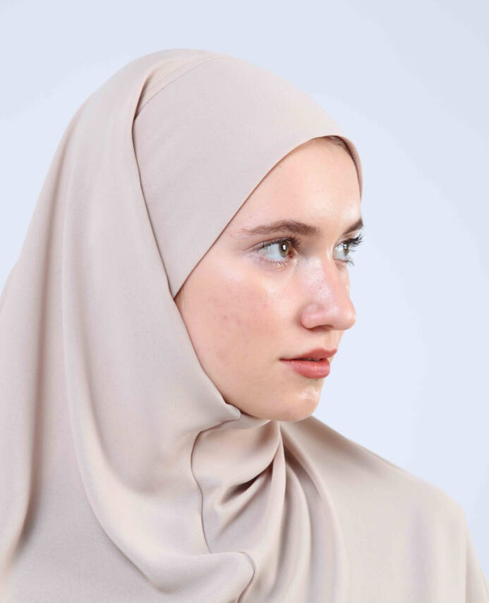 Krep Bağlamalı Kemerli Türban - 56