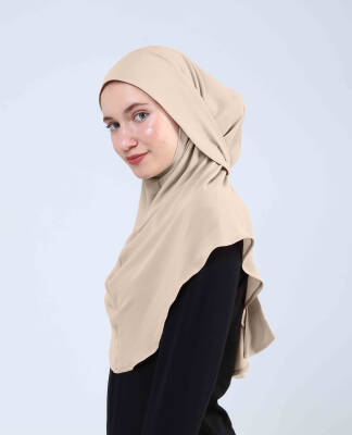 Krep Bağlamalı Kemerli Türban - 58