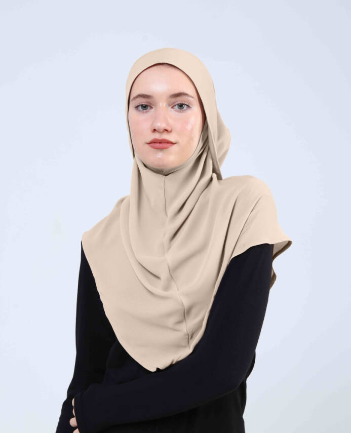 Krep Bağlamalı Kemerli Türban - 65