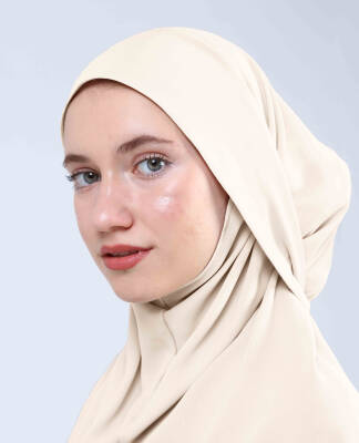 Krep Bağlamalı Kemerli Türban - 68