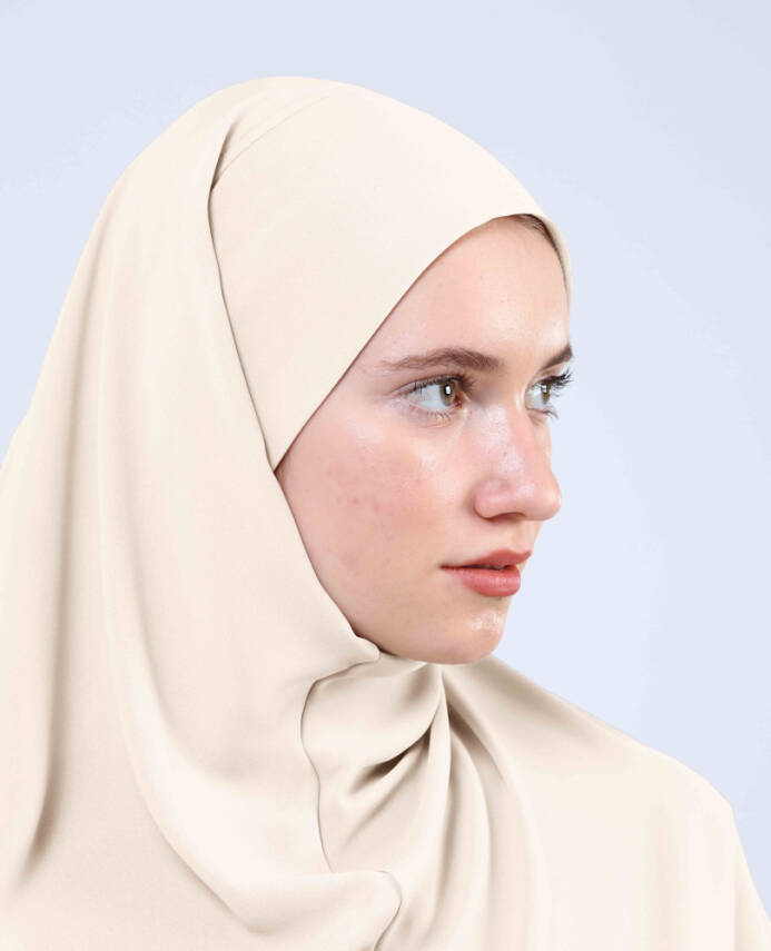 Krep Bağlamalı Kemerli Türban - 71