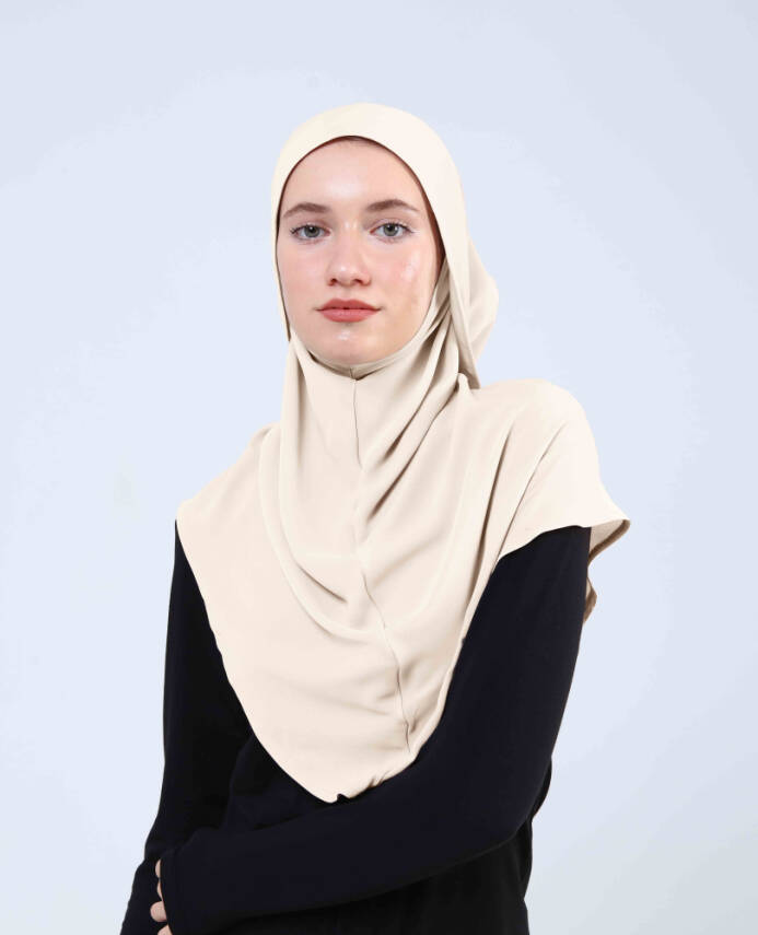 Krep Bağlamalı Kemerli Türban - 74