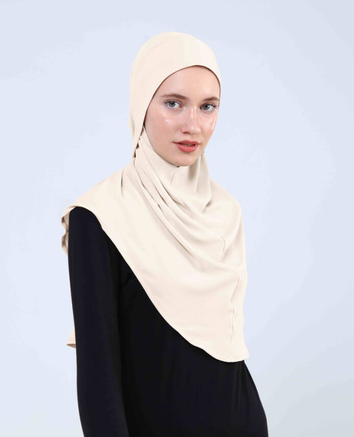 Krep Bağlamalı Kemerli Türban - 75