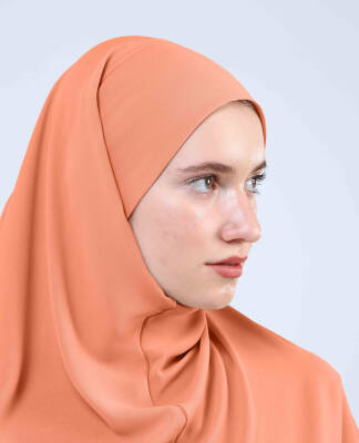 Krep Bağlamalı Kemerli Türban - 81