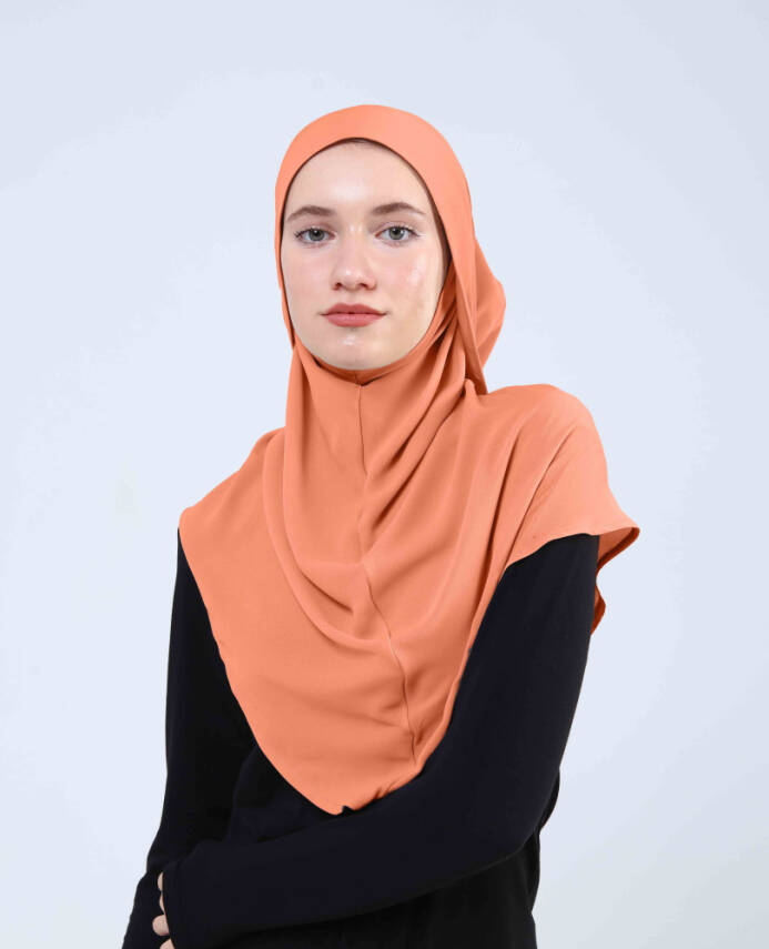 Krep Bağlamalı Kemerli Türban - 83