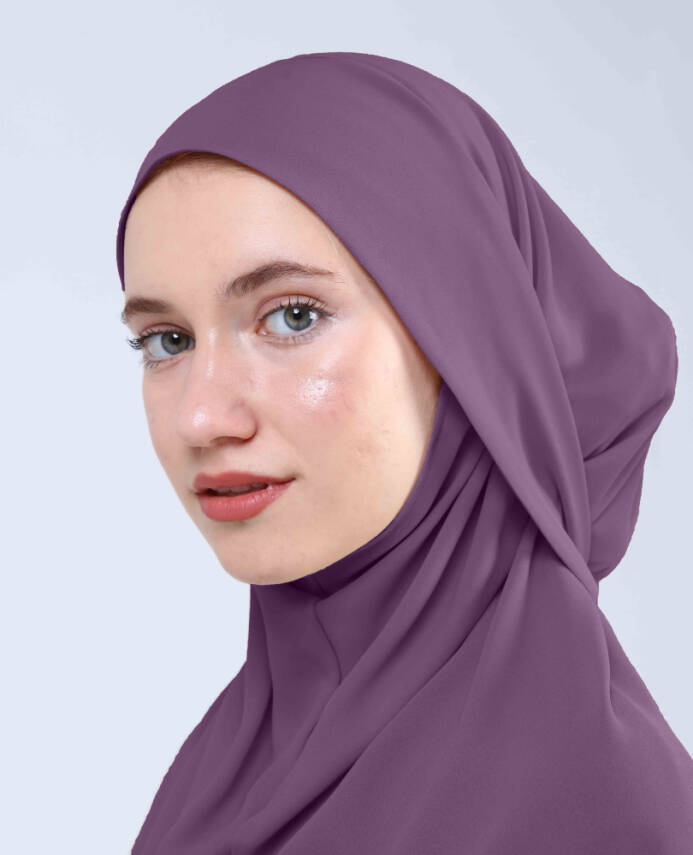 Krep Bağlamalı Kemerli Türban - 86