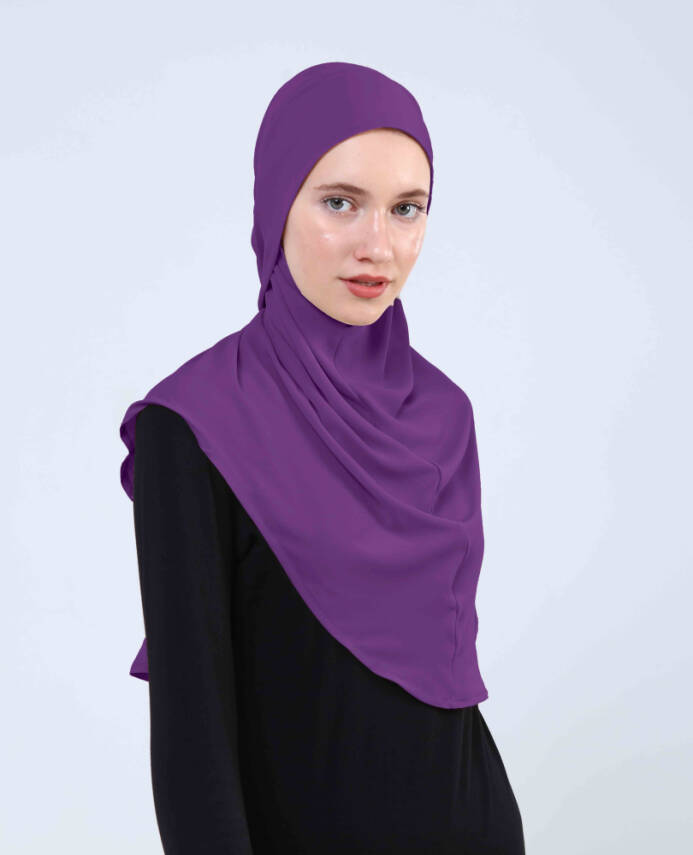 Krep Bağlamalı Kemerli Türban - 101