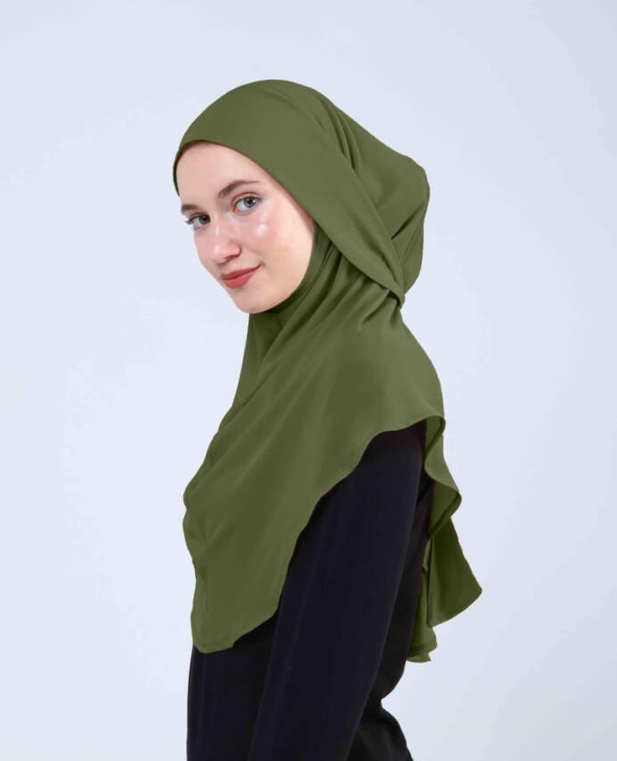 Krep Bağlamalı Kemerli Türban - 102