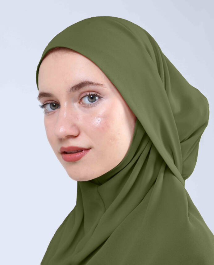 Krep Bağlamalı Kemerli Türban - 103