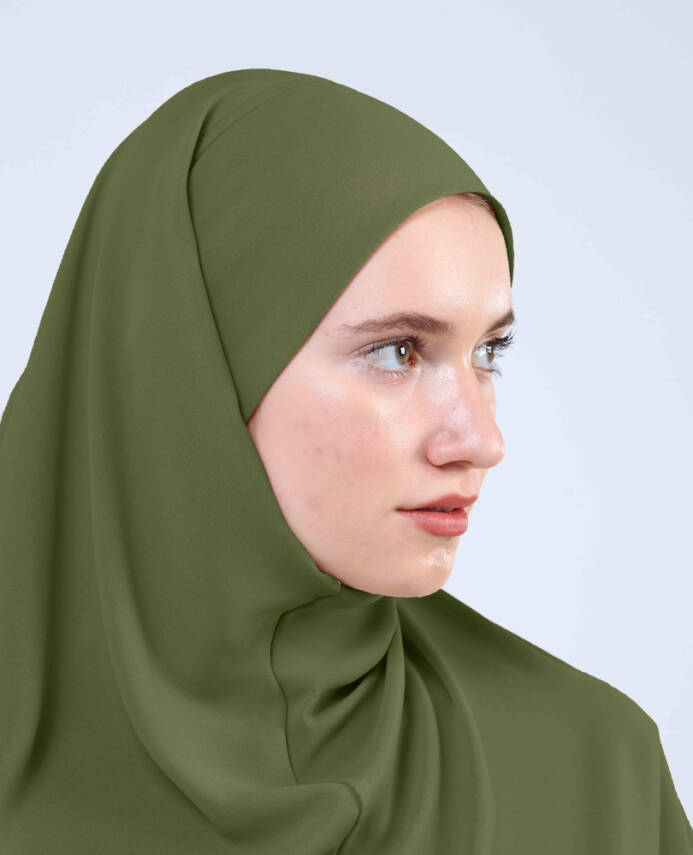 Krep Bağlamalı Kemerli Türban - 107