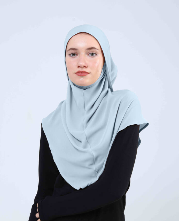 Krep Bağlamalı Kemerli Türban - 134