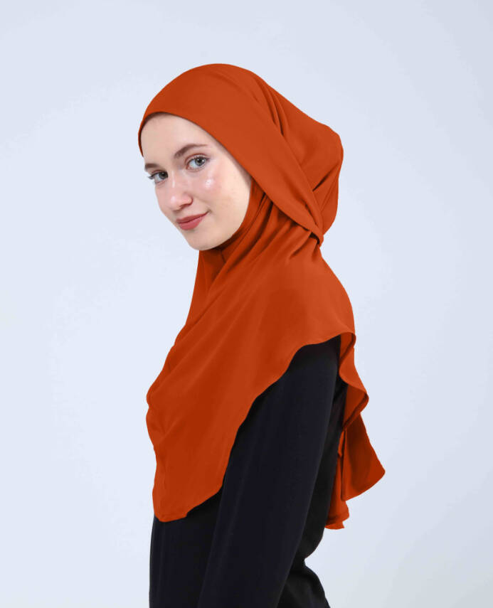 Krep Bağlamalı Kemerli Türban - 136