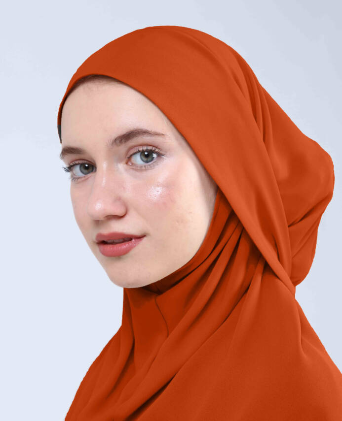 Krep Bağlamalı Kemerli Türban - 137