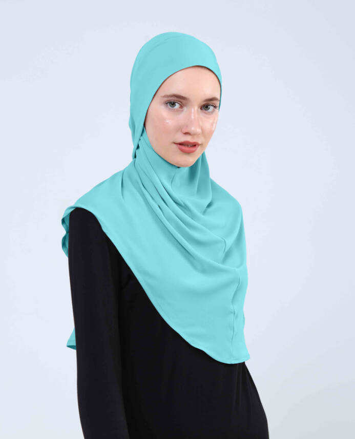 Krep Bağlamalı Kemerli Türban - 169