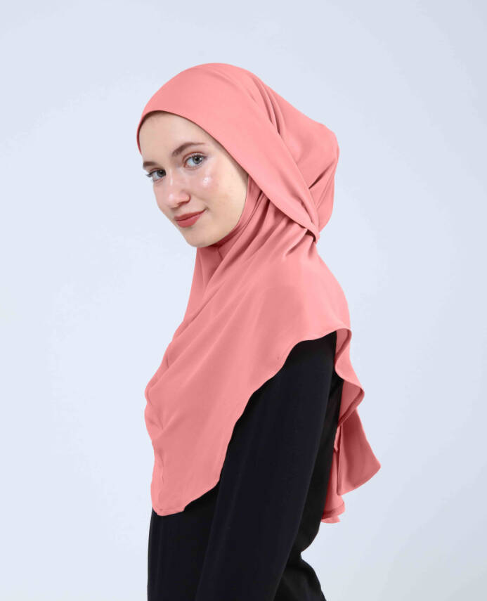 Krep Bağlamalı Kemerli Türban - 171