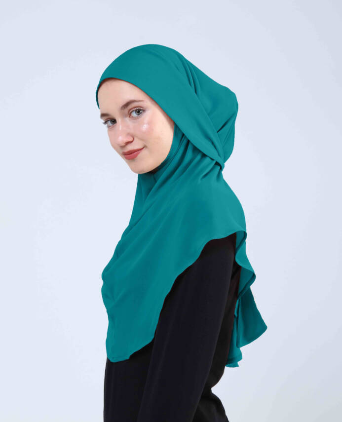 Krep Bağlamalı Kemerli Türban - 207