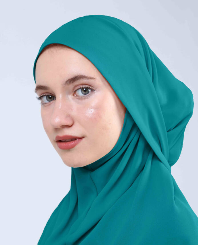 Krep Bağlamalı Kemerli Türban - 208