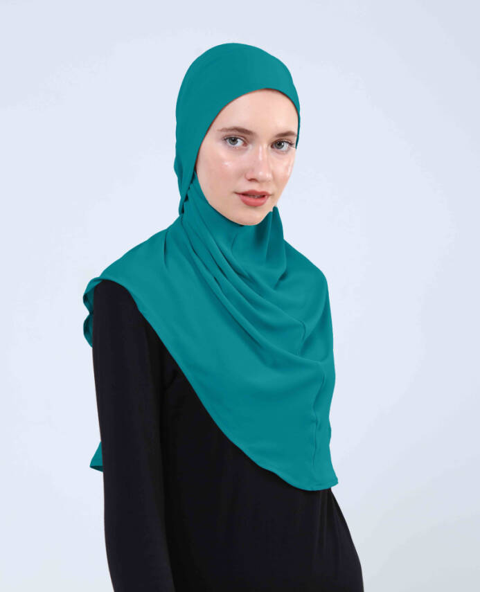 Krep Bağlamalı Kemerli Türban - 214