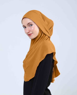 Krep Bağlamalı Kemerli Türban - 216