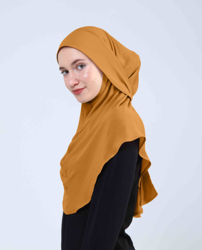 Krep Bağlamalı Kemerli Türban - 216