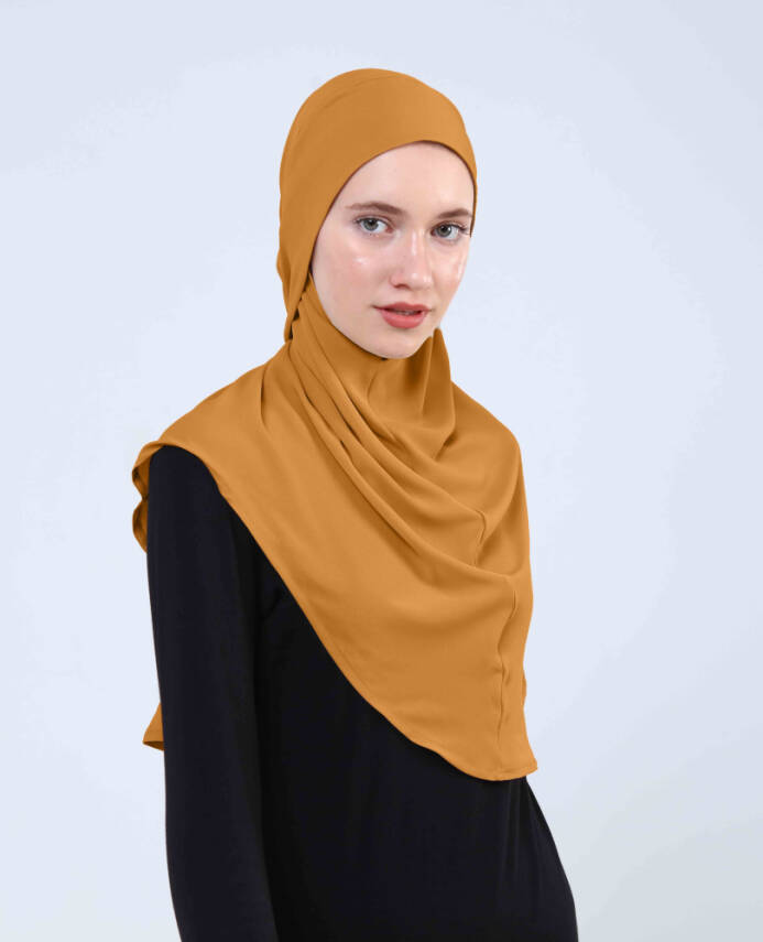 Krep Bağlamalı Kemerli Türban - 224