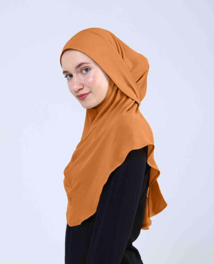 Krep Bağlamalı Kemerli Türban - 225