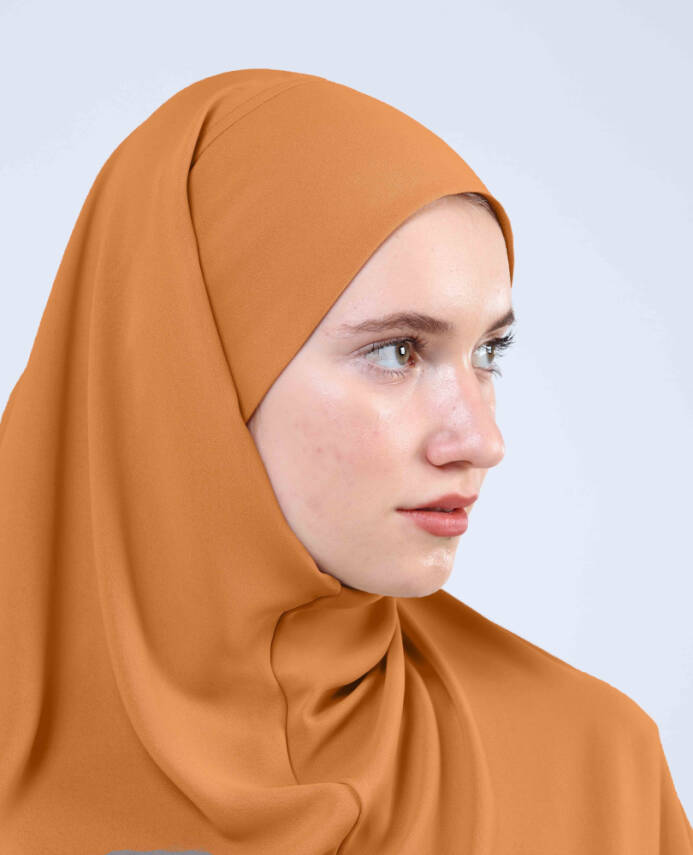 Krep Bağlamalı Kemerli Türban - 229