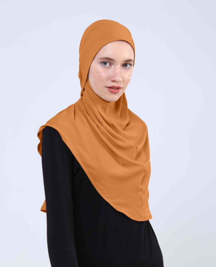 Krep Bağlamalı Kemerli Türban - 232