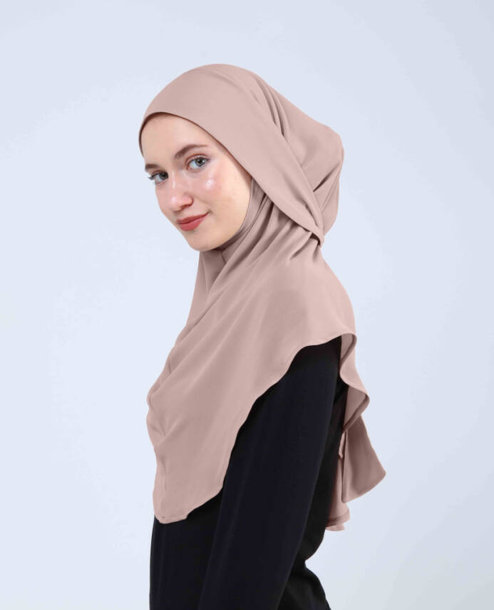 Krep Bağlamalı Kemerli Türban - 234