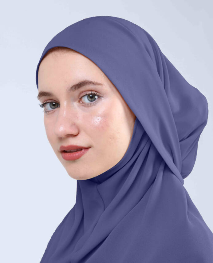 Krep Bağlamalı Kemerli Türban - 259