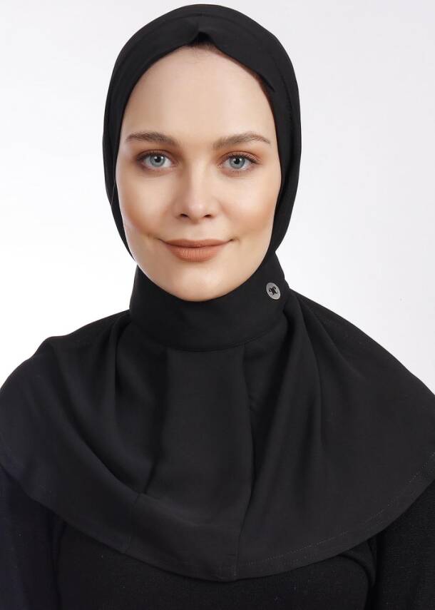 Krep Kumaş Fularlı Likralı Şal - 3