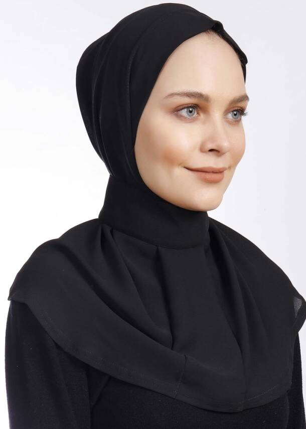 Krep Kumaş Fularlı Likralı Şal - 4