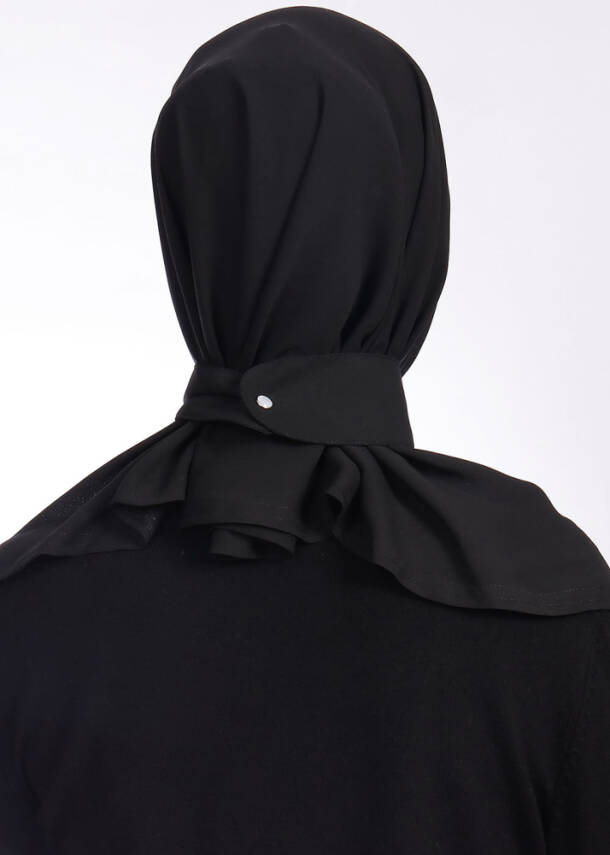 Krep Kumaş Fularlı Likralı Şal - 5